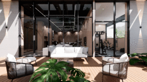Sala exterior fondo